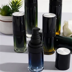 বায়ুবিহীন কাচের বোতল